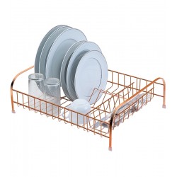 Escorredor Para Louça 11 Unidades Rose Gold